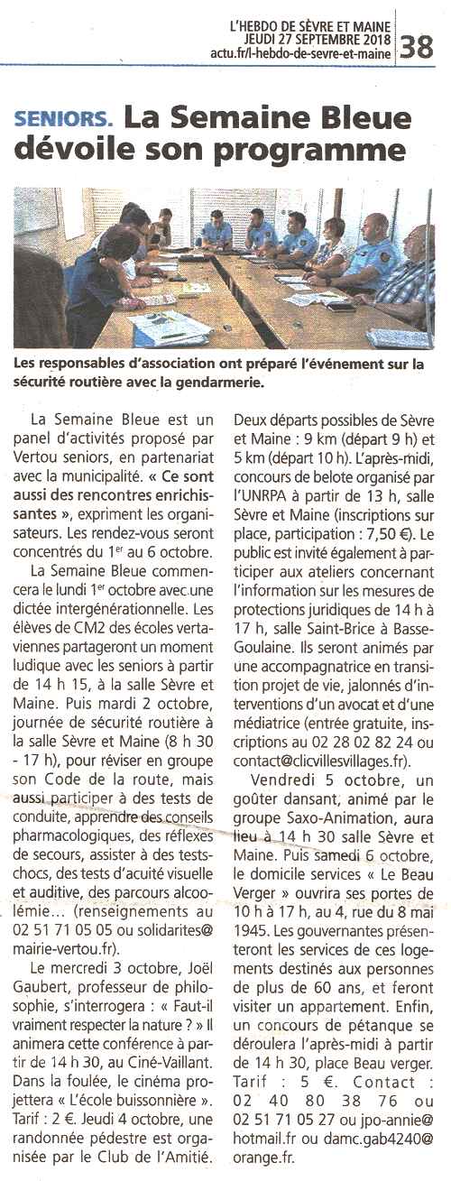 HSM Article du 270918 Semaine Bleue