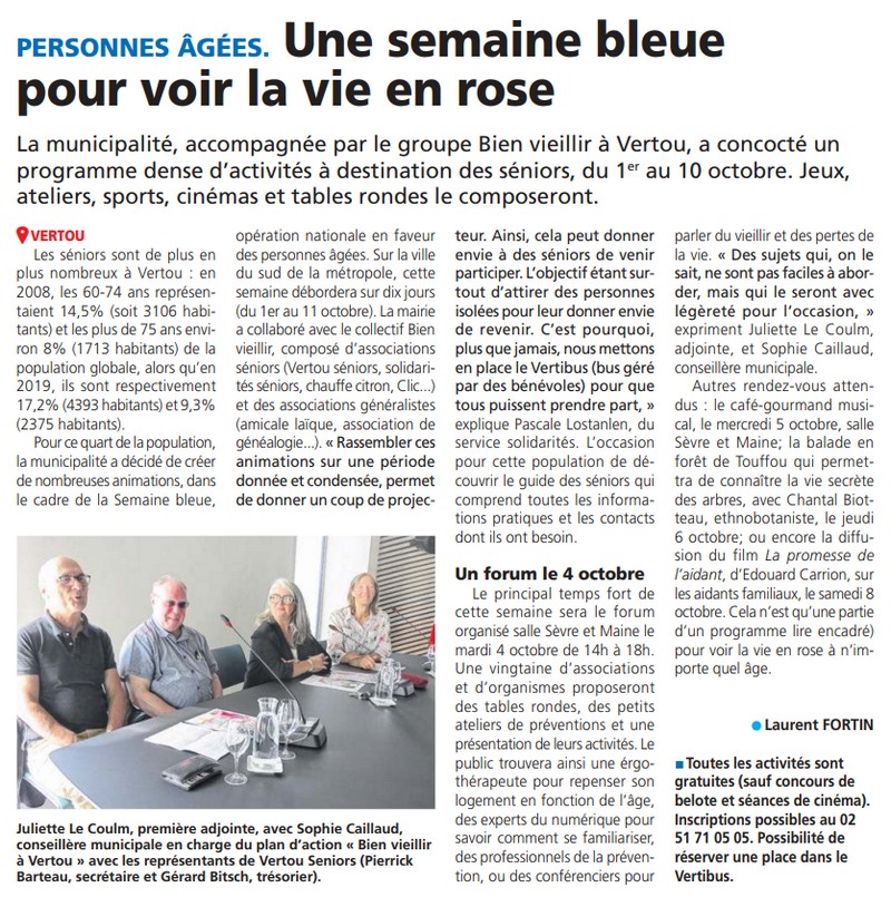 HSM Article du 29 septembre 2022 Semaine Bleue